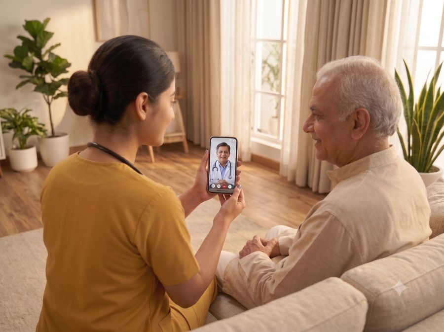 Talk to a Doctor at home